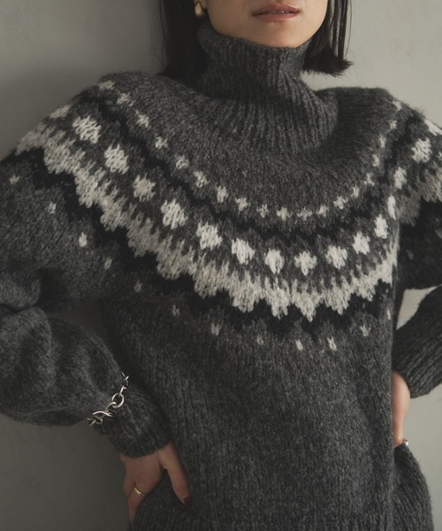 LANDWARDS | ざっくり編み ペルー産 ニット - ニット/セーター